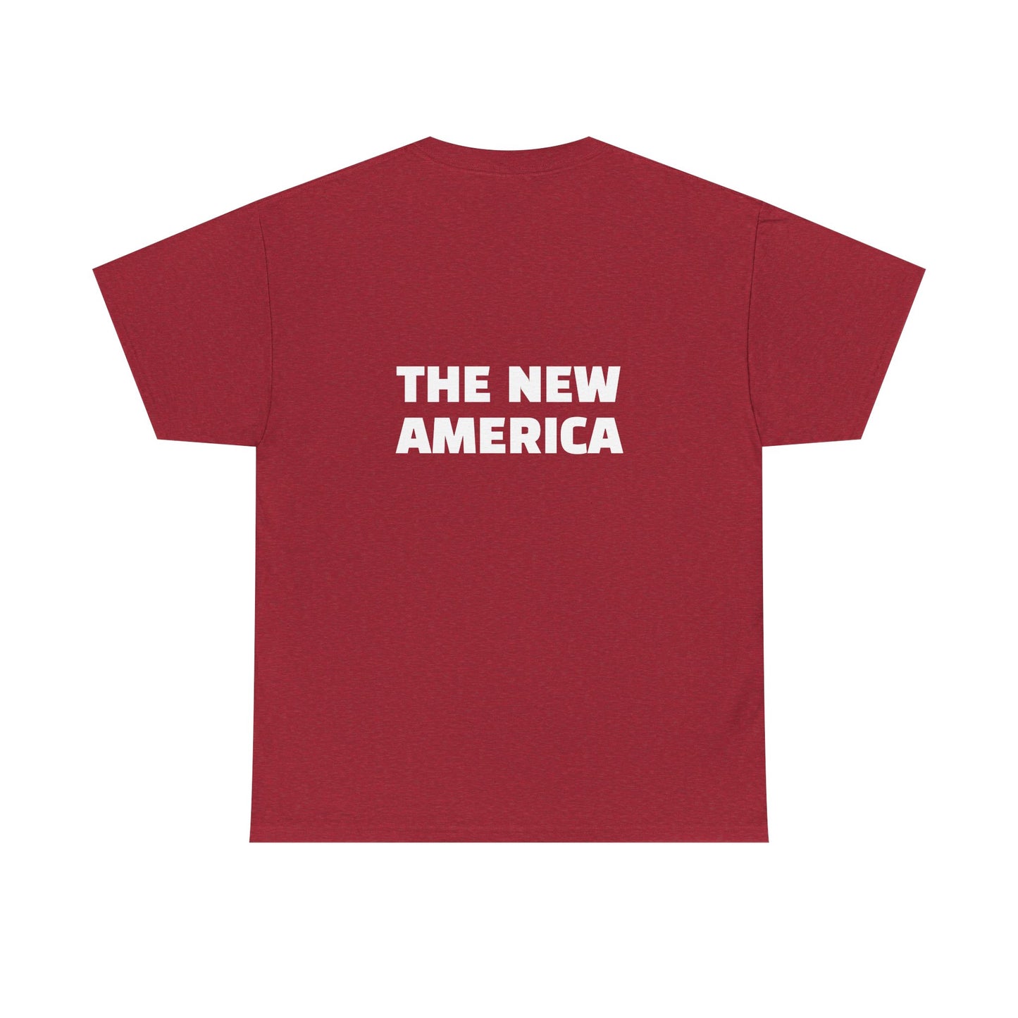 Unisex Heavy Cotton Tee - "Welcome to Hell, The New America" Funny Graphic Shirt for Art Lovers