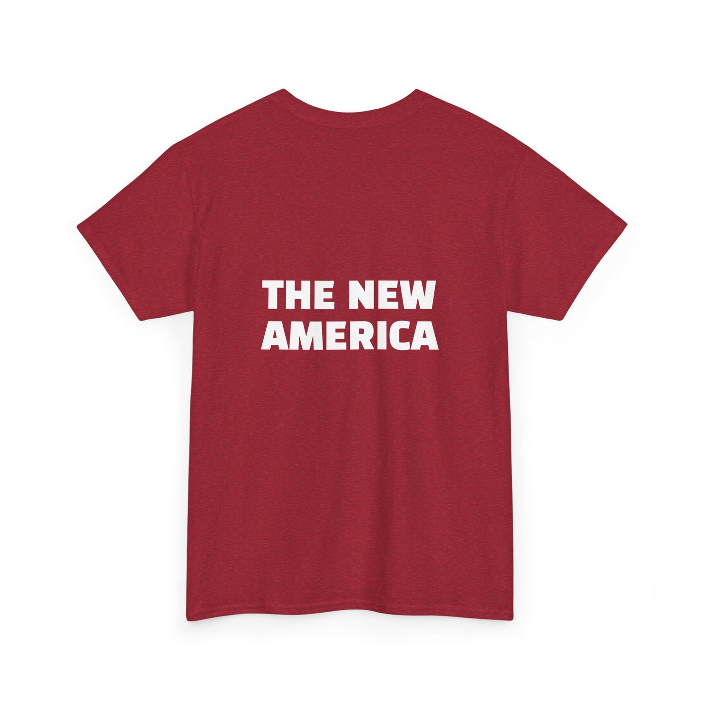Unisex Heavy Cotton Tee - "Welcome to Hell, The New America" Funny Graphic Shirt for Art Lovers