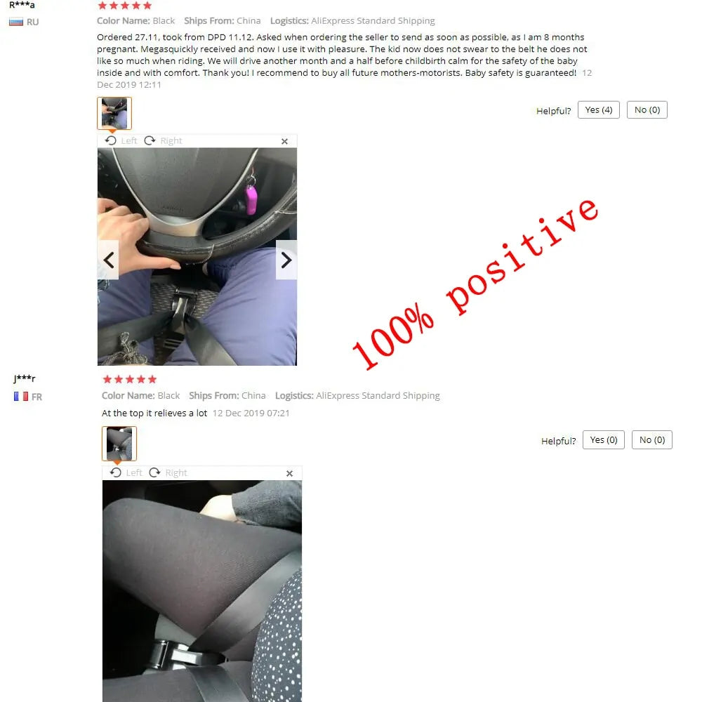 Car Seat Belt Adjuster for Expecting Mother's