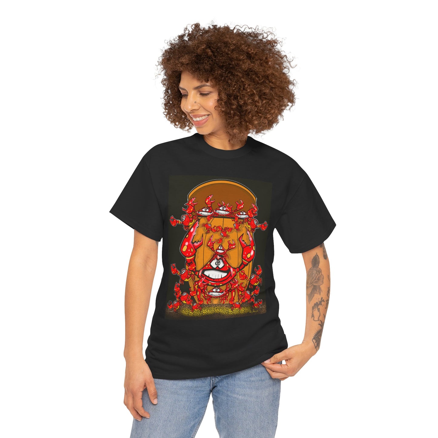 Unisex Crabs In A Barrel Heavy Cotton Tee