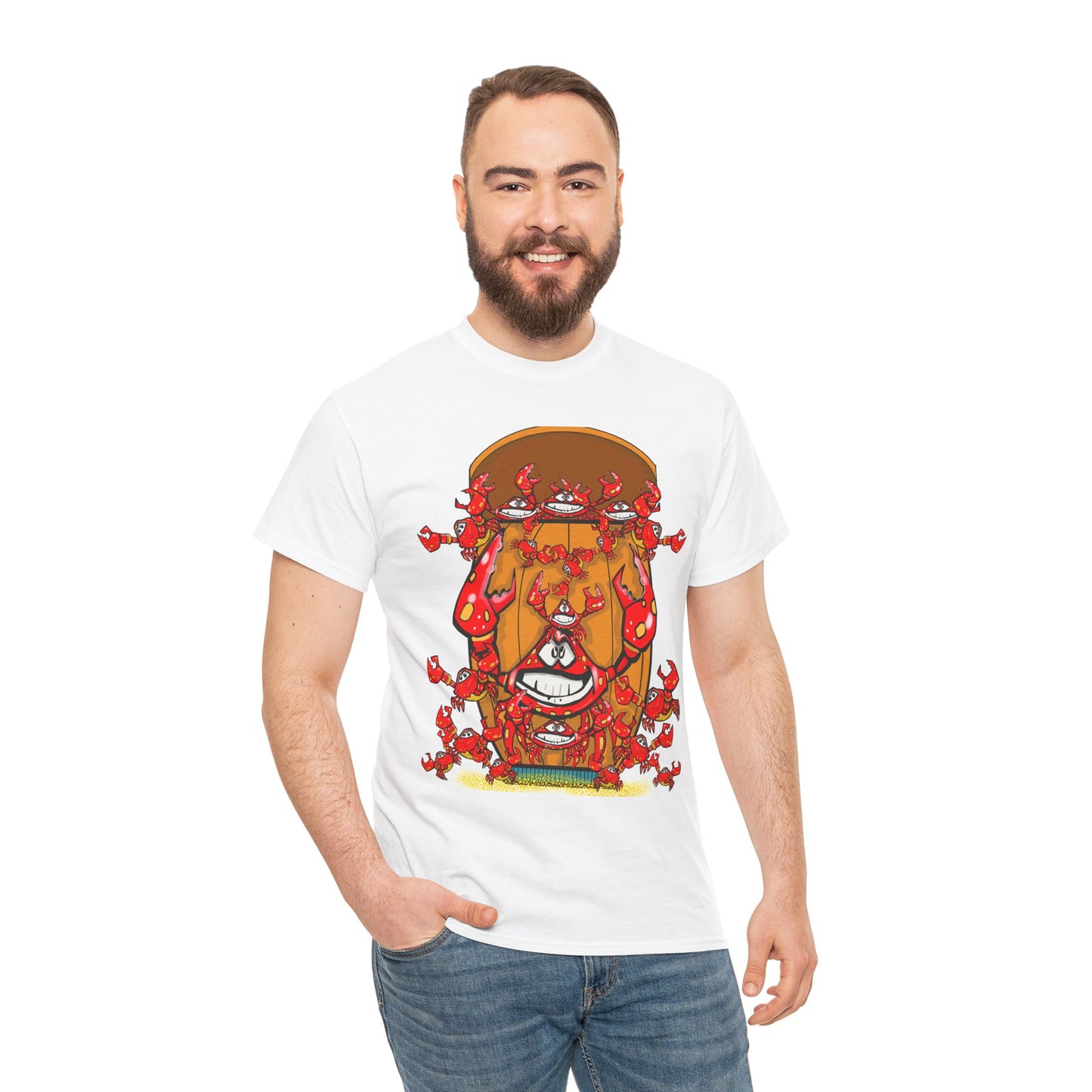 Unisex Crabs In A Barrel Heavy Cotton Tee