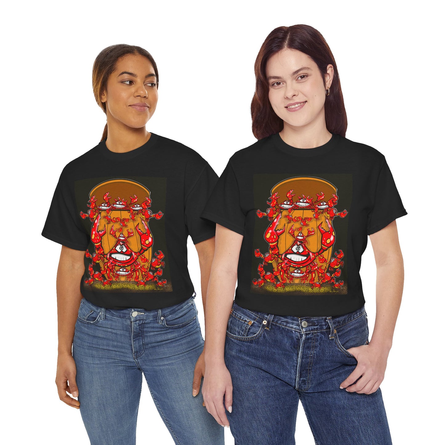 Unisex Crabs In A Barrel Heavy Cotton Tee