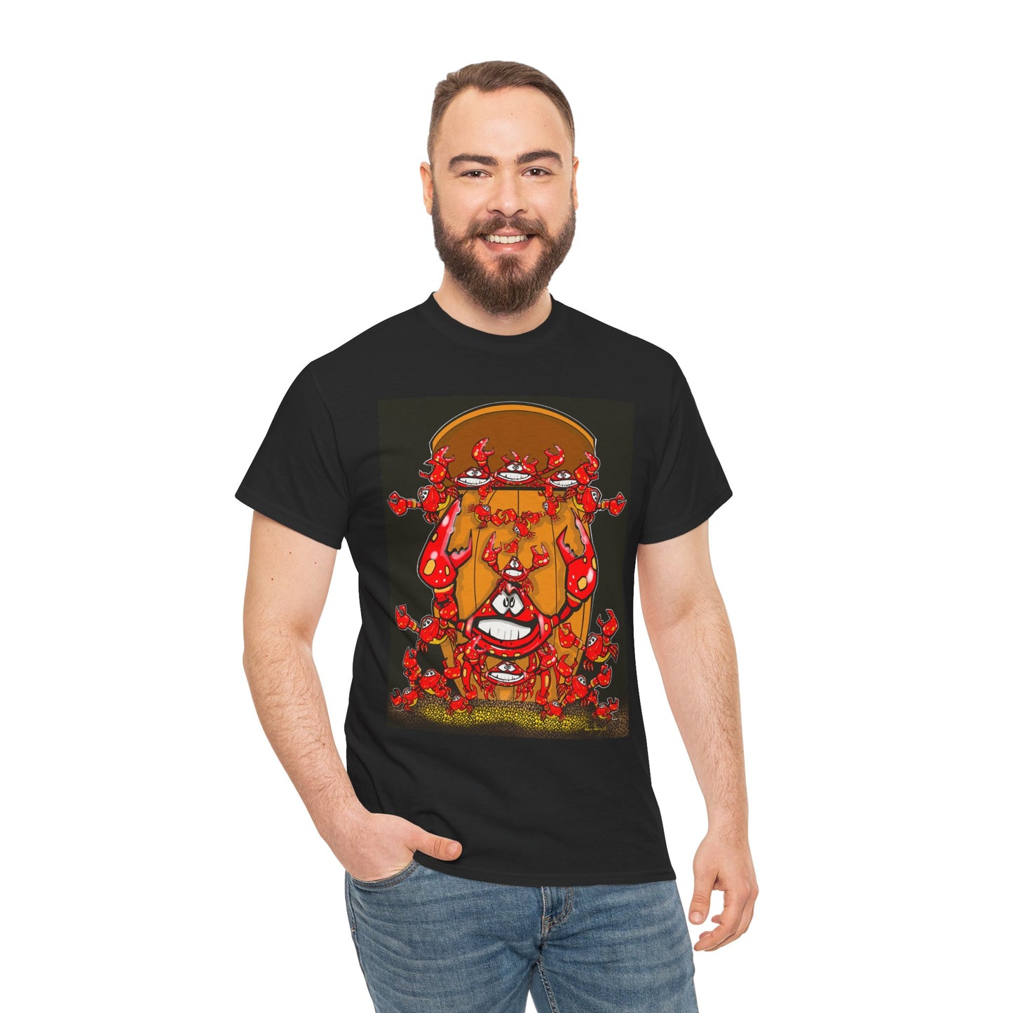 Unisex Crabs In A Barrel Heavy Cotton Tee