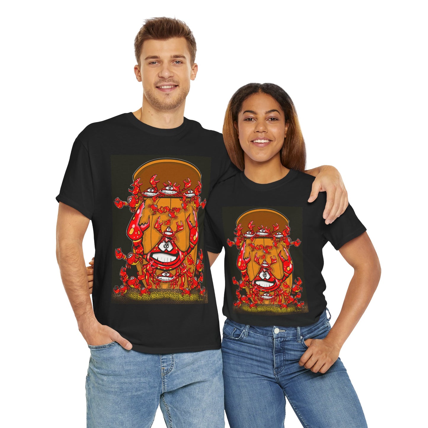 Unisex Crabs In A Barrel Heavy Cotton Tee