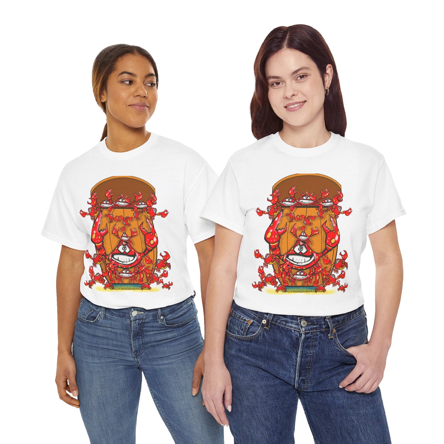 Unisex Crabs In A Barrel Heavy Cotton Tee