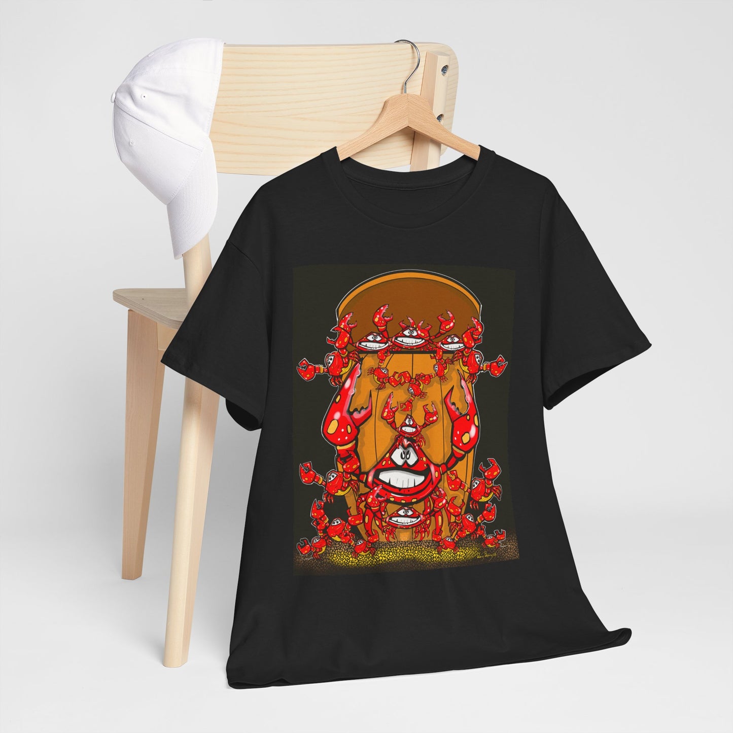 Unisex Crabs In A Barrel Heavy Cotton Tee